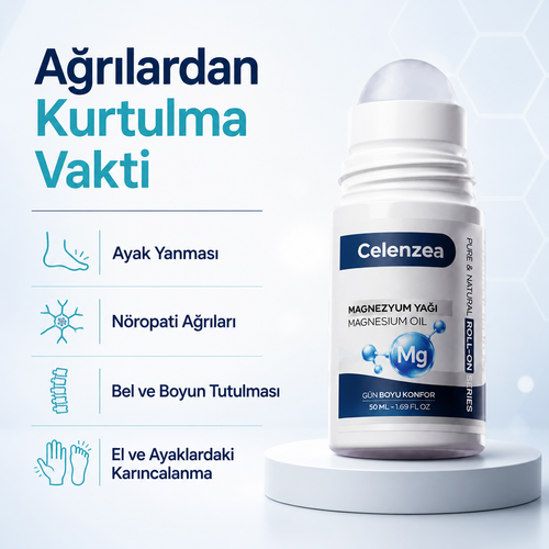 Celenzea Magnezyum Yağı Roll-On