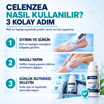 Celenzea Magnezyum Yağı Roll-On